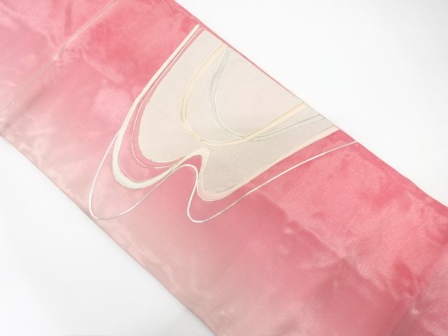 JAPANESE NAGOYA OBI / EMBROIDERY / STREAM